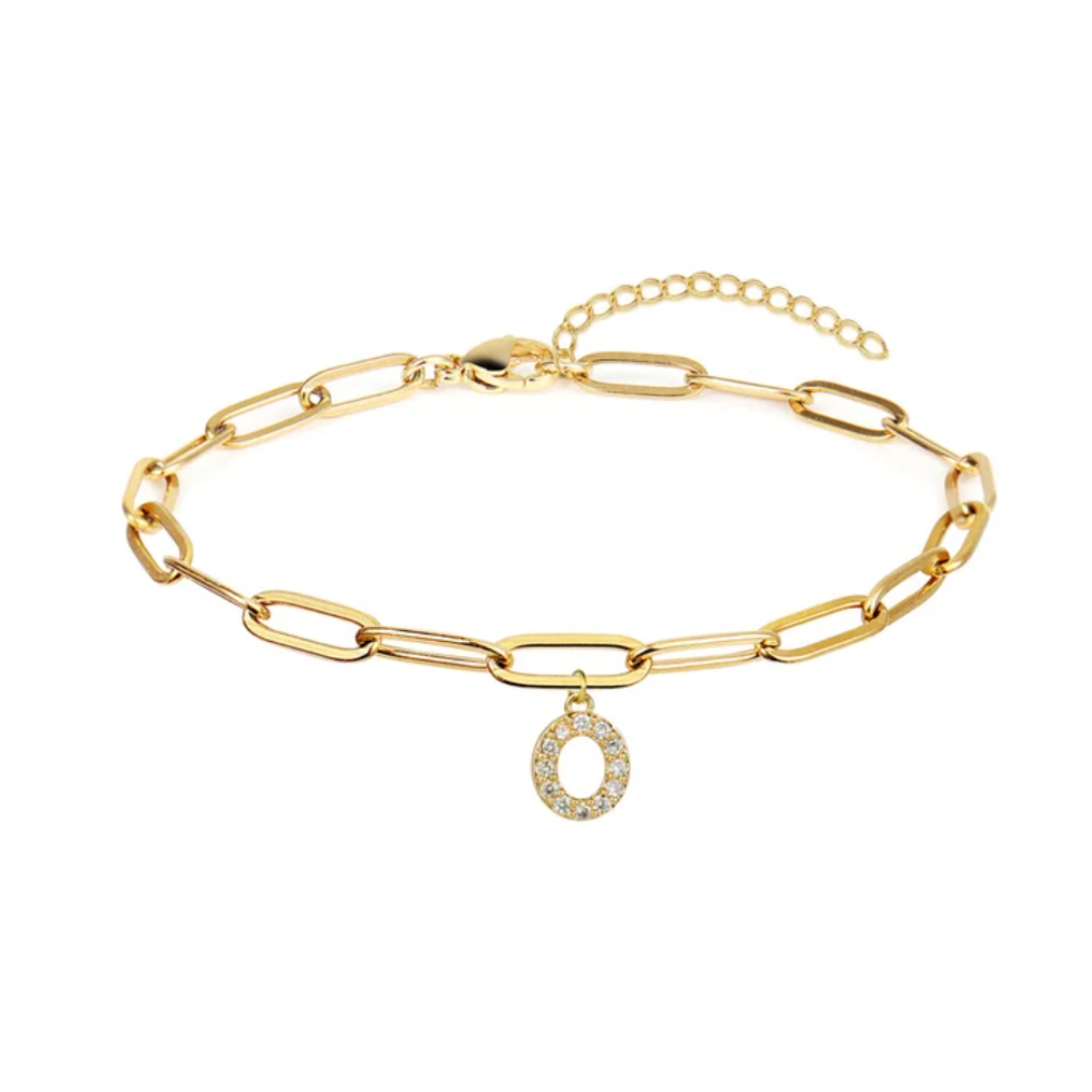 Pulsera eslabones con inicial