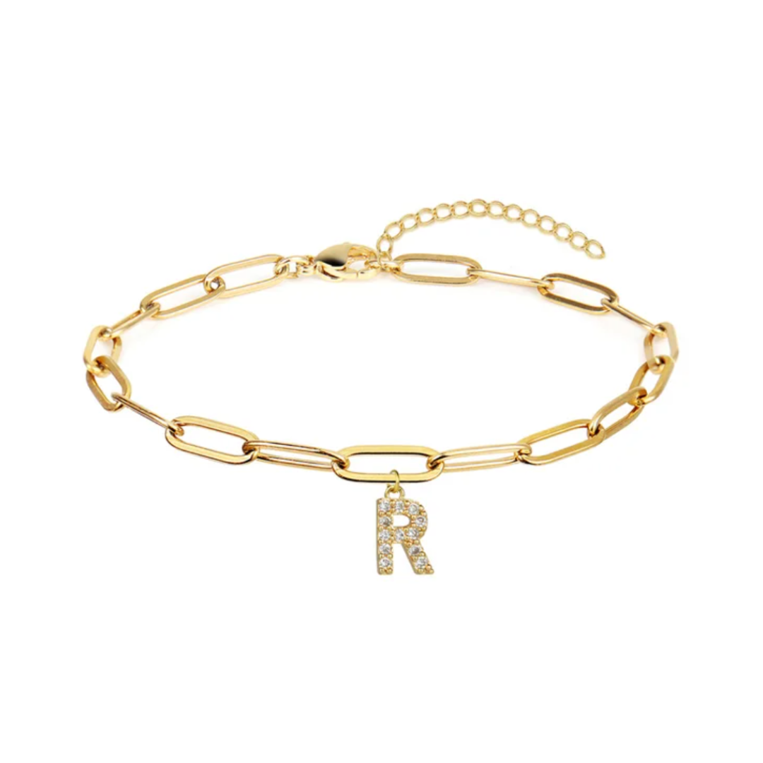 Pulsera eslabones con inicial