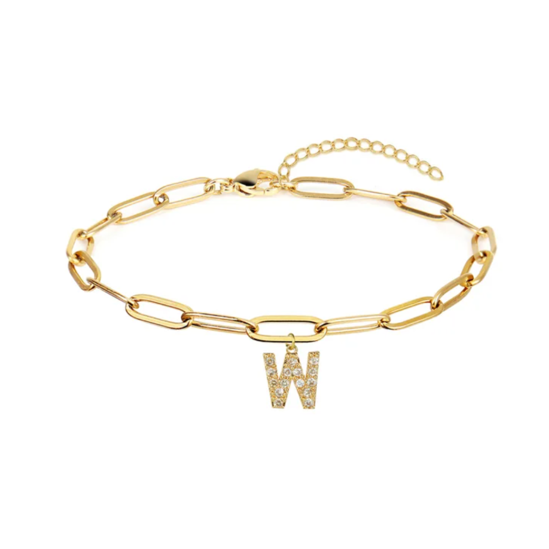 Pulsera eslabones con inicial
