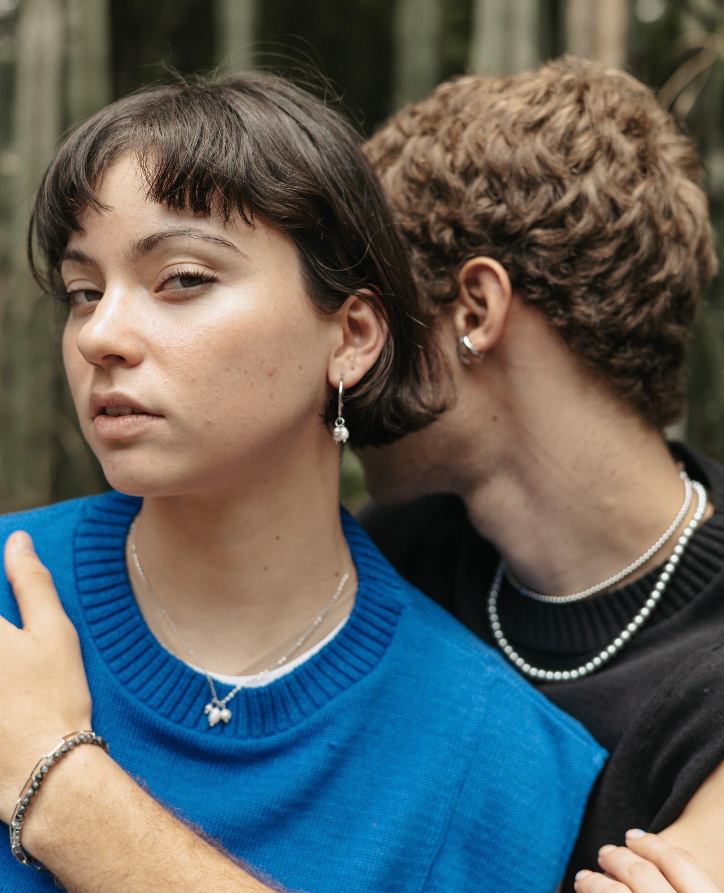 Collar perlas ajustables