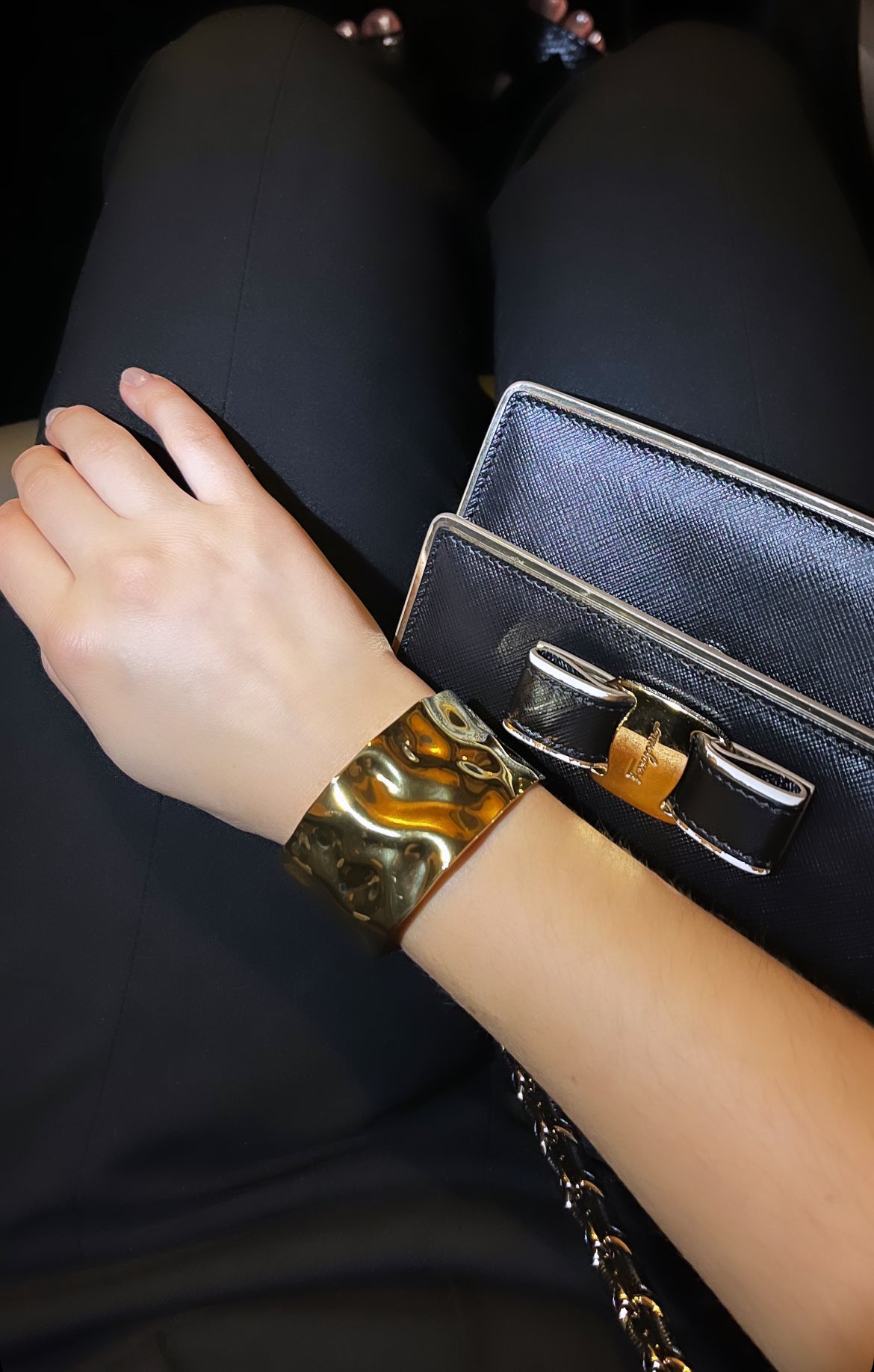 Brazalete chunky textura