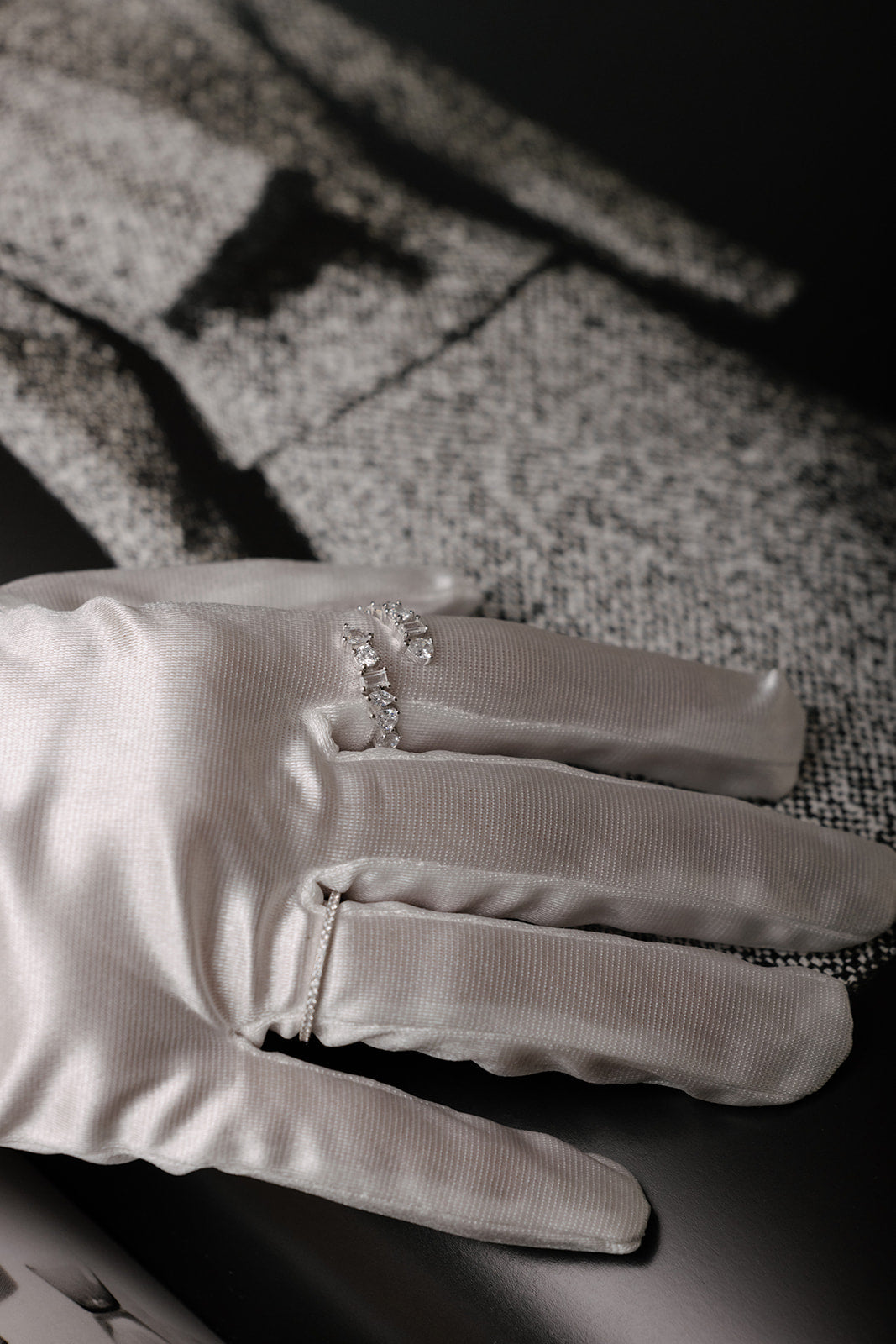 Guantes ivory