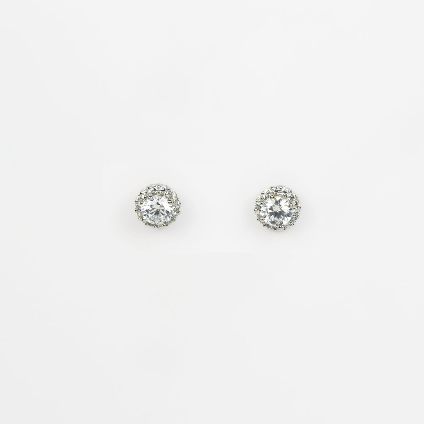 Aretes de círculo zirconia