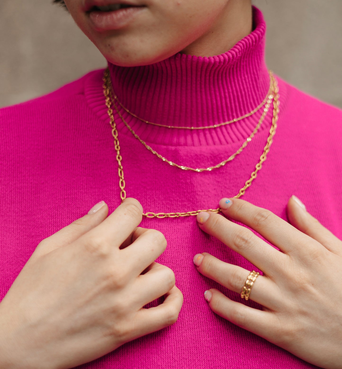 Collar mini eslabones