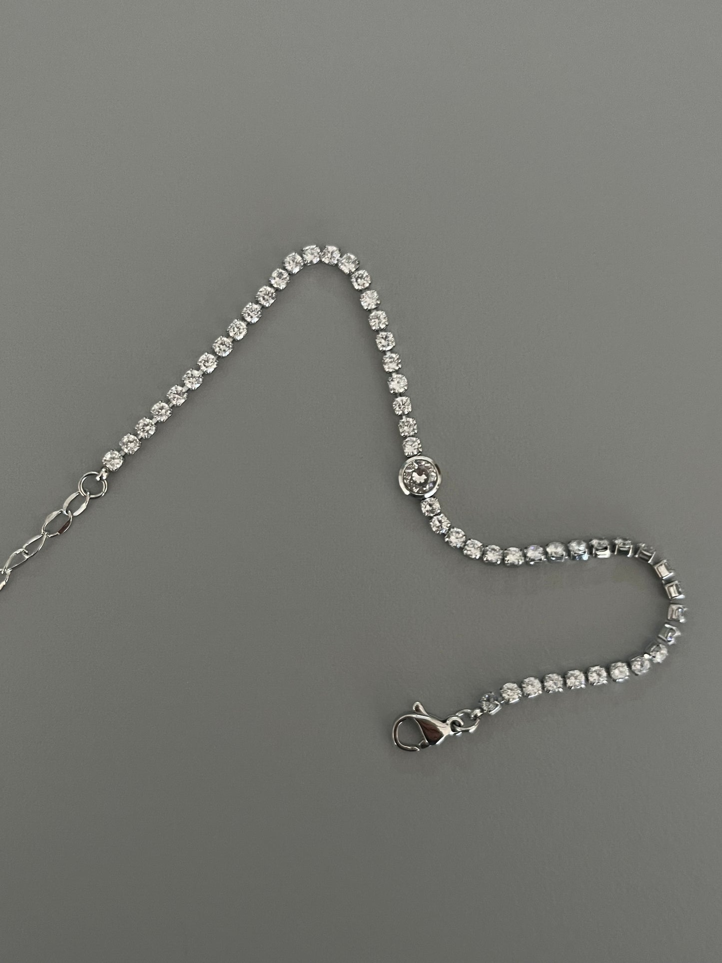 Pulsera zirconias círculo