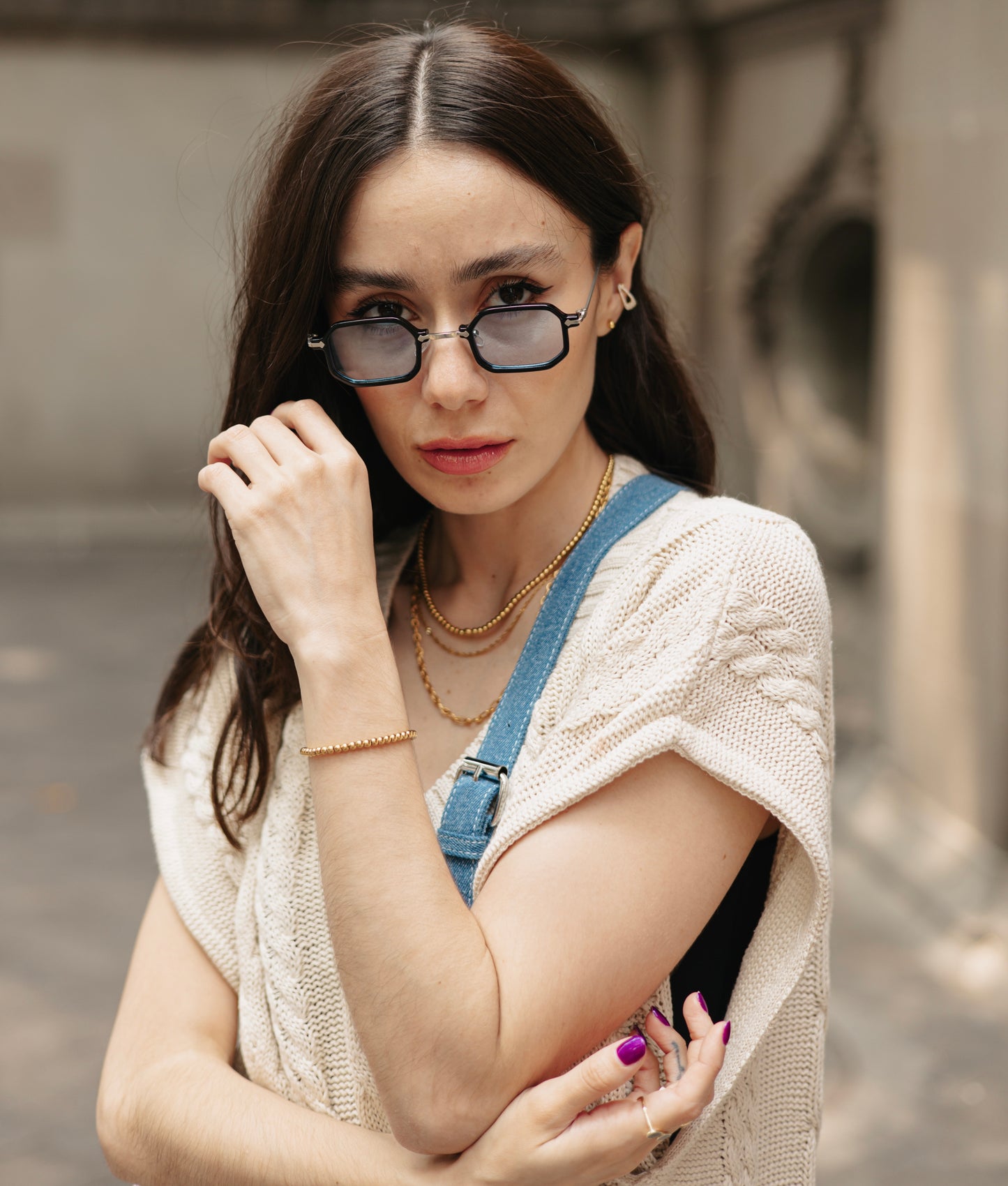 Pulsera ajustable perlas