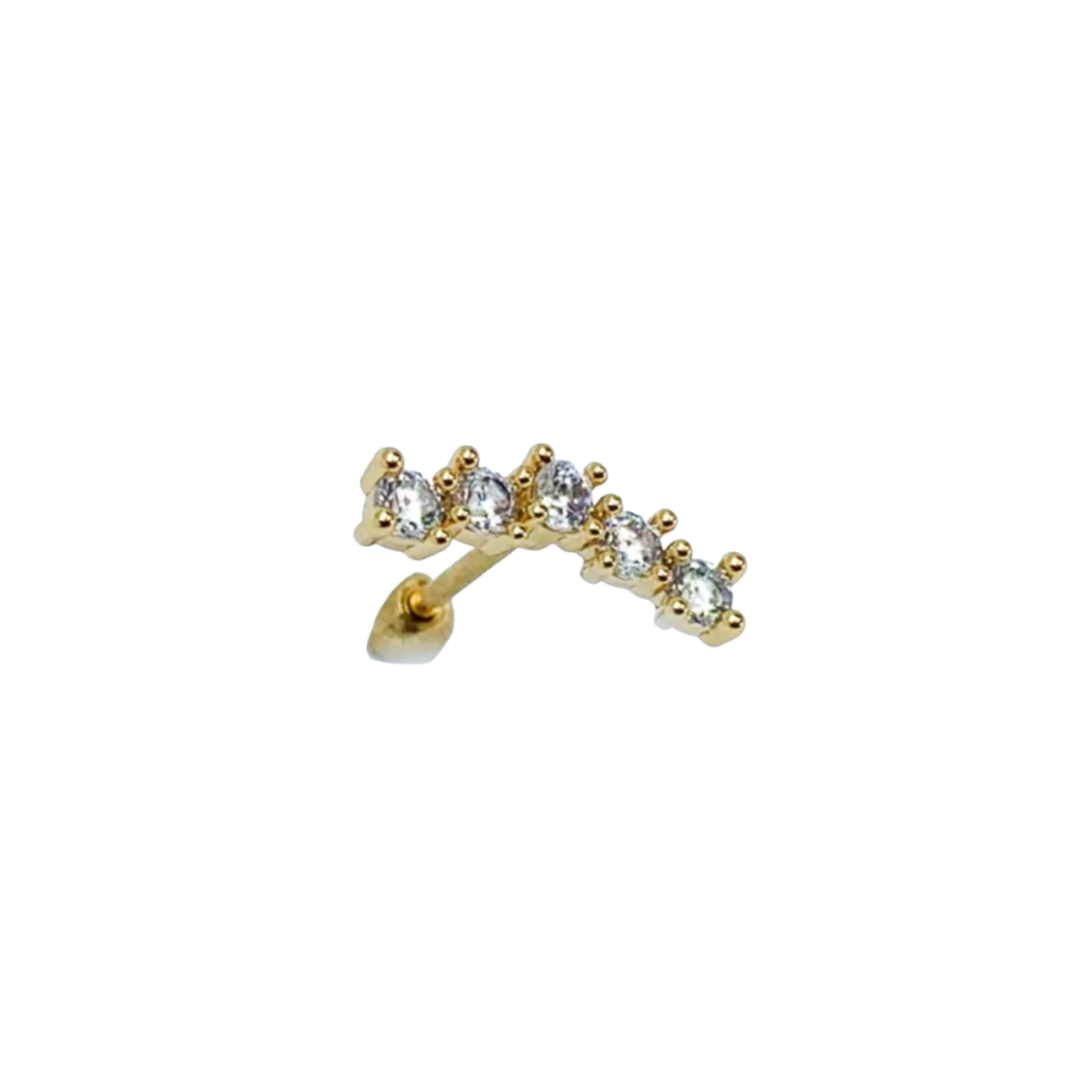Piercing 5 diamantes