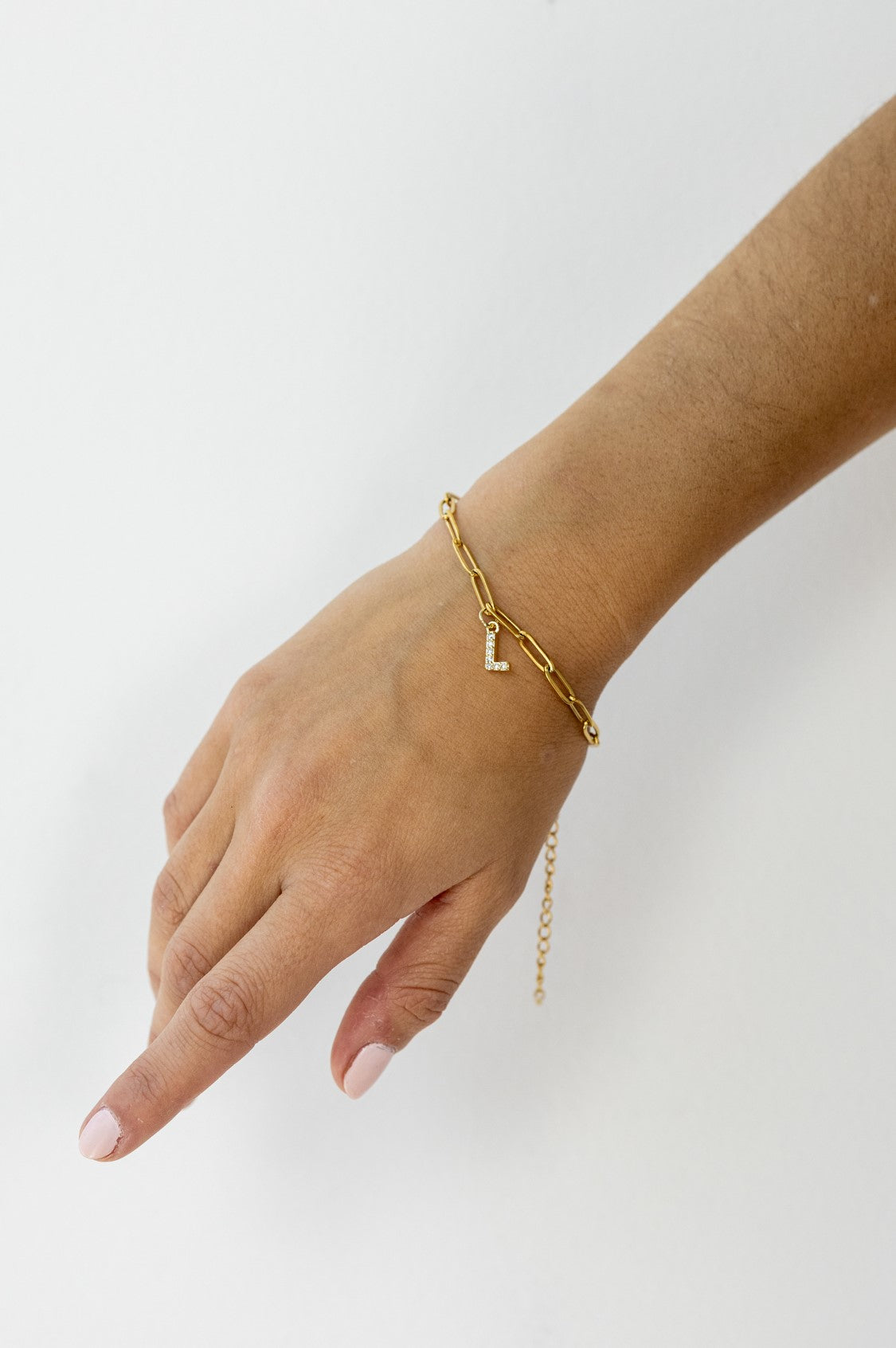 Pulsera eslabones con inicial
