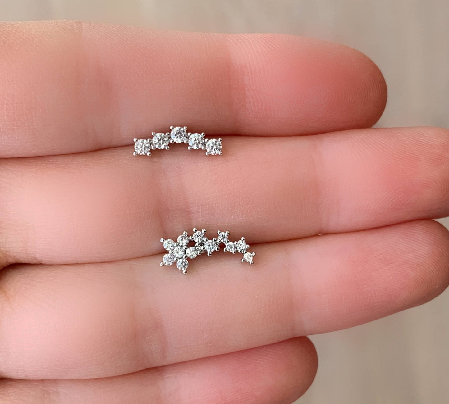 Piercing 5 diamantes