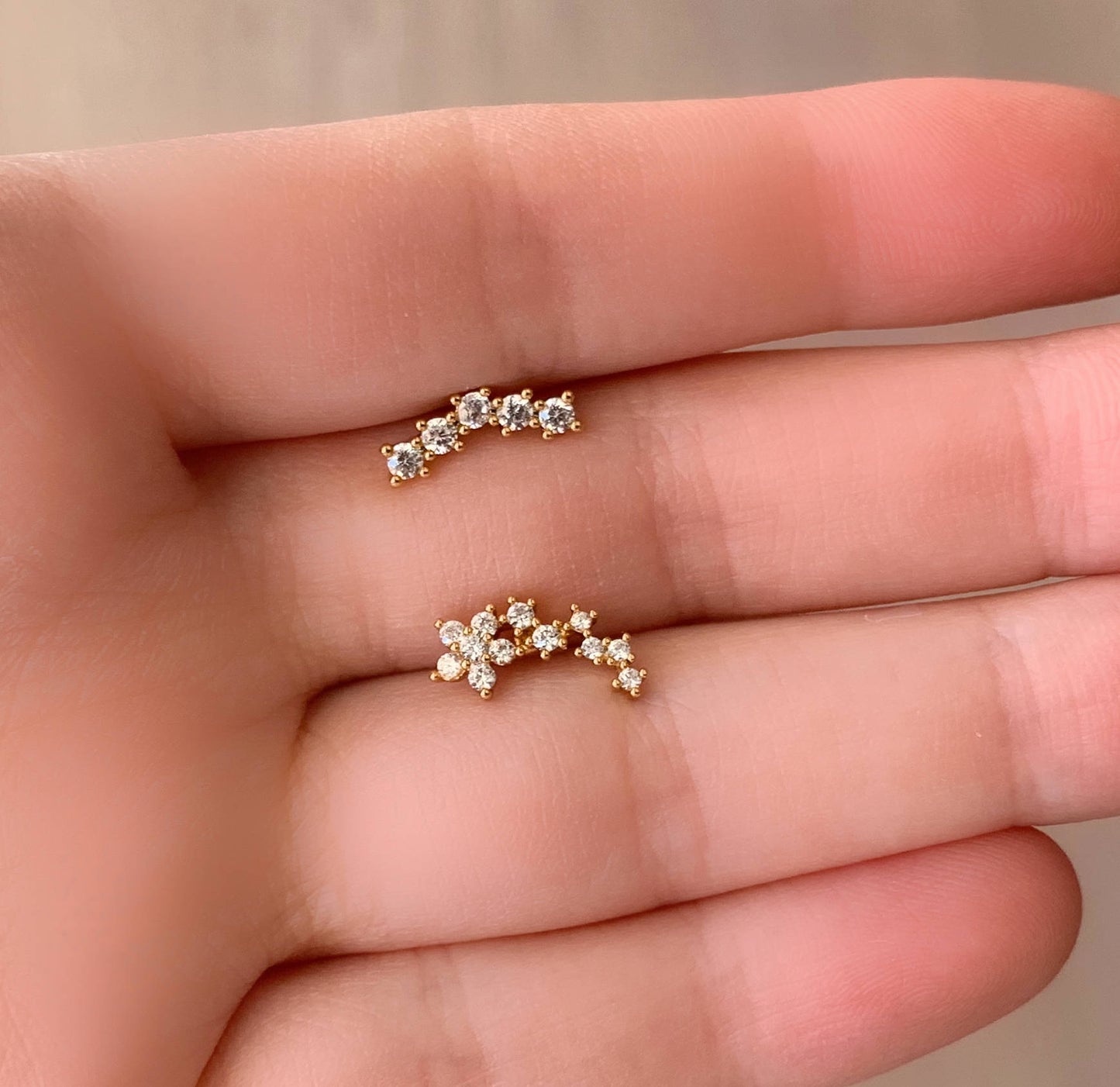 Piercing 5 diamantes