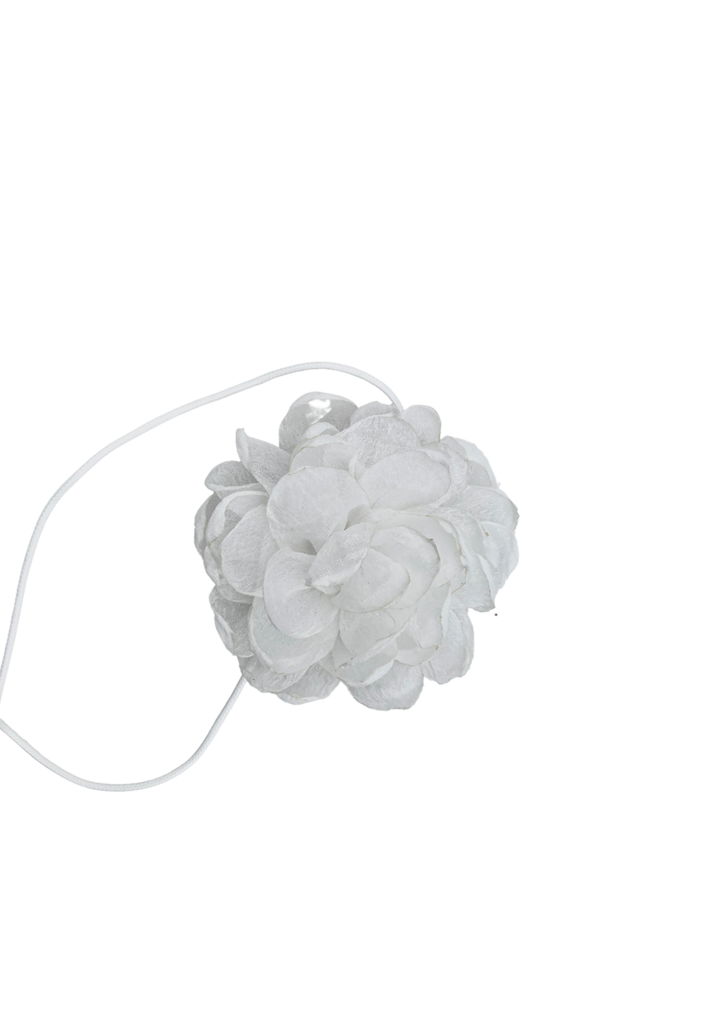 Choker de flor oversized