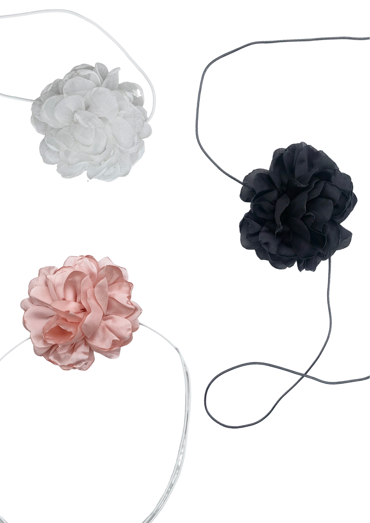 Choker de flor oversized