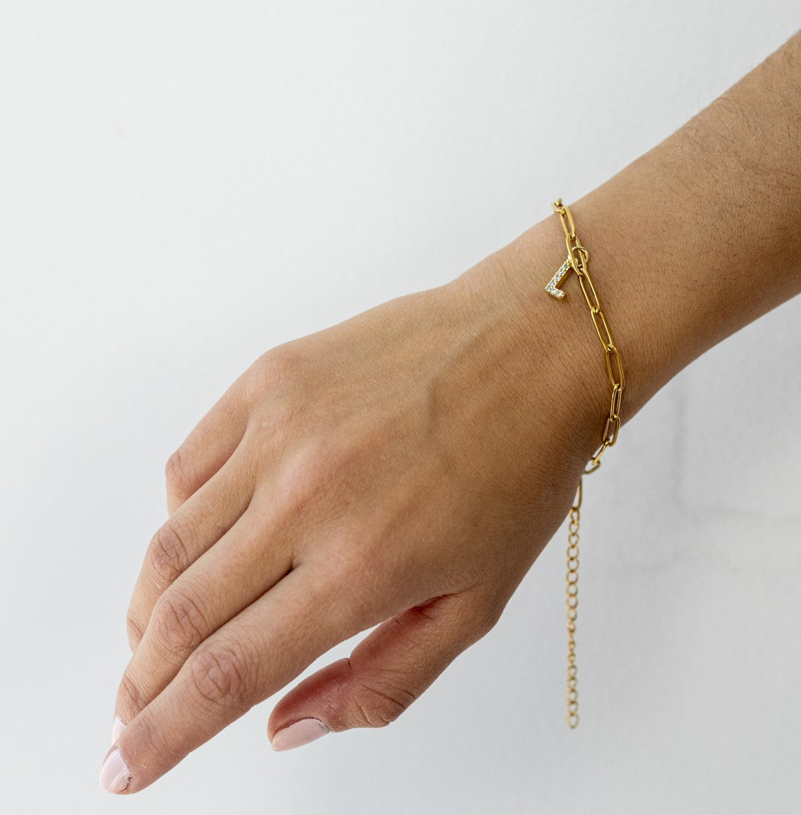 Pulsera eslabones con inicial
