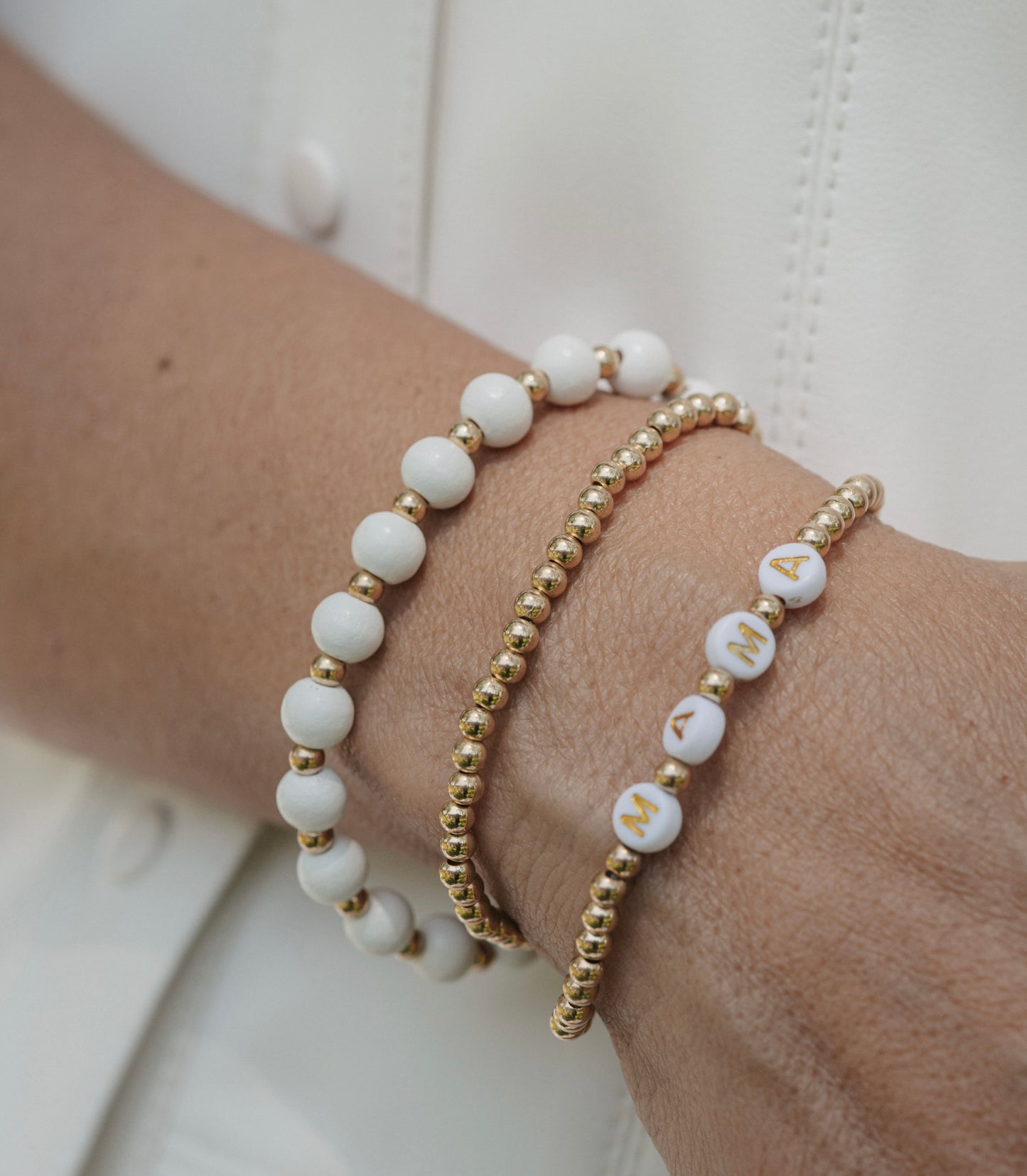 Set pulseras mamá