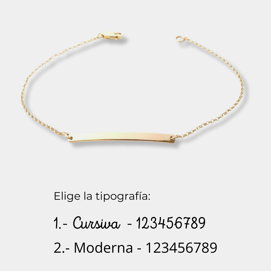 Pulsera esclava delgada