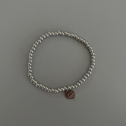 Pulseras corazón esmalte
