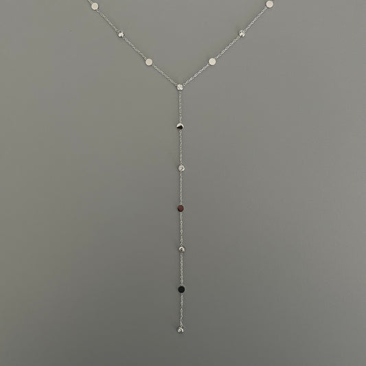 Collar corbatín con zirconias