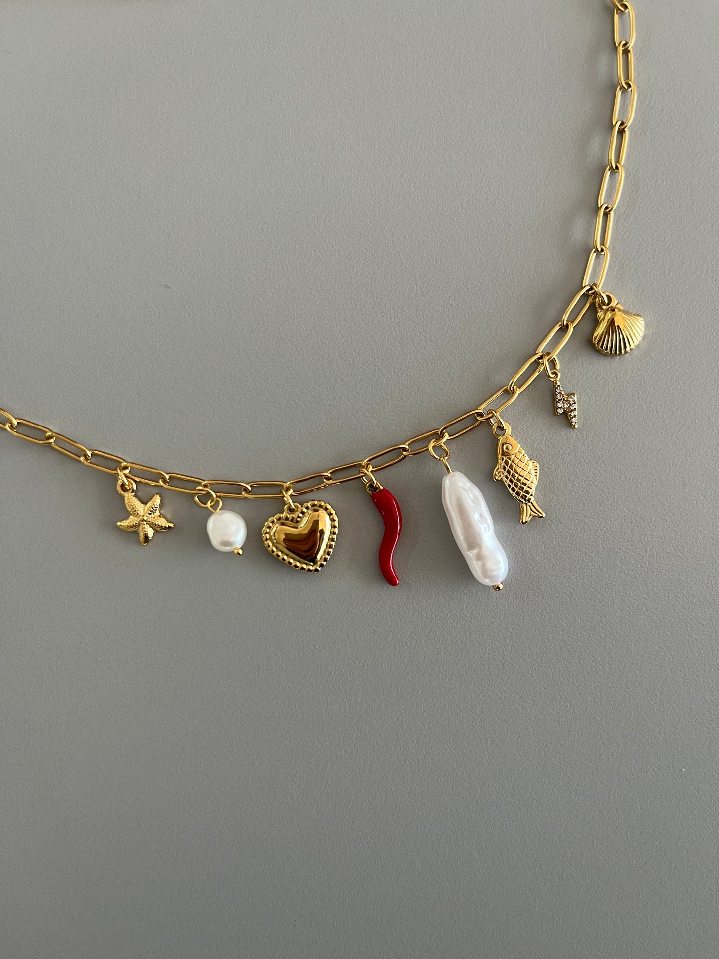 Collar dijes trendy