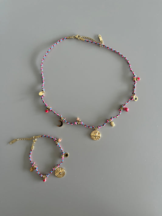 Set bohemio Rosa
