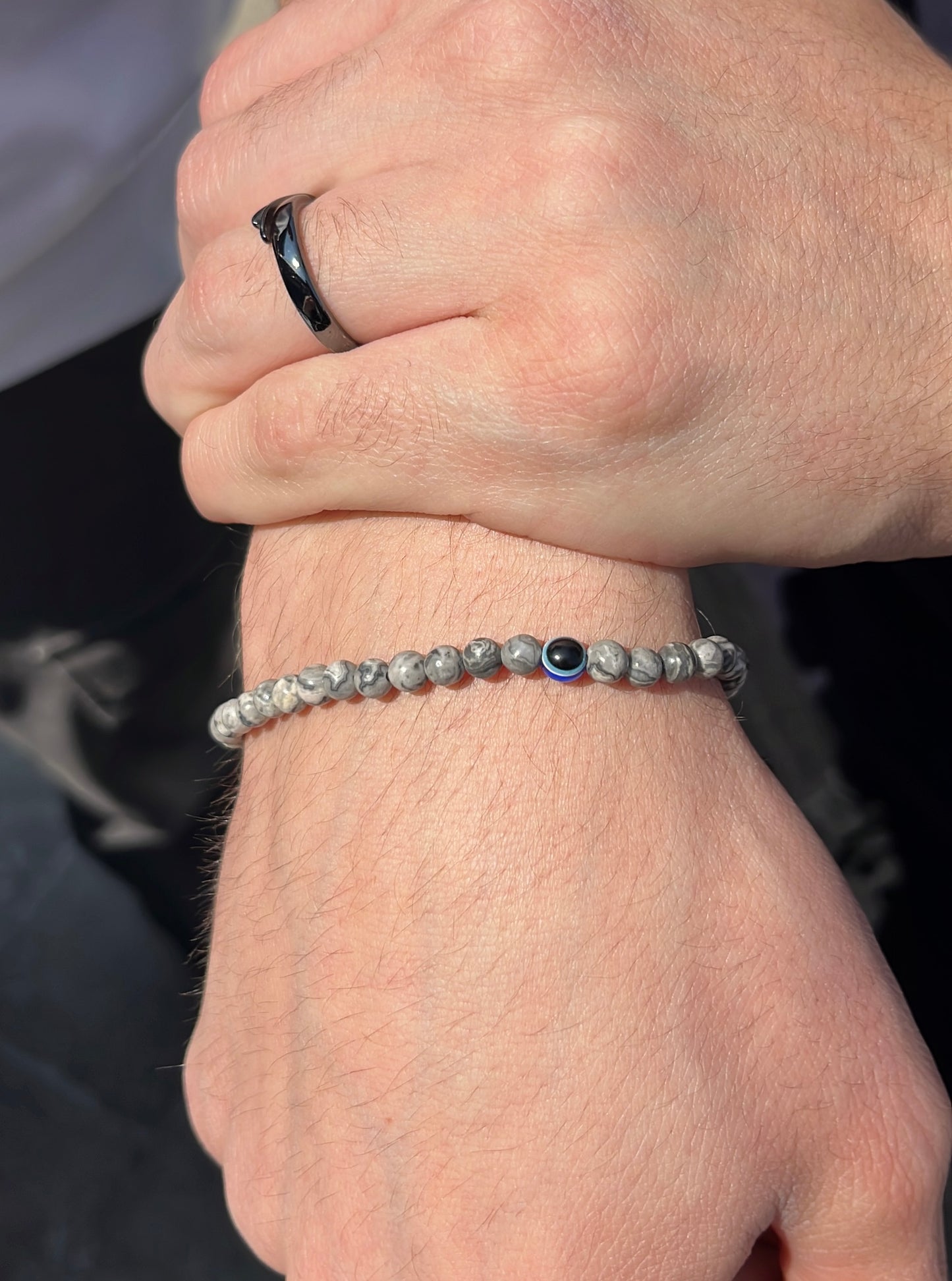 Pulsera de ojo - gris