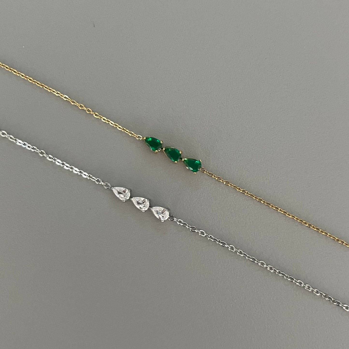 Pulsera gotas minimalista