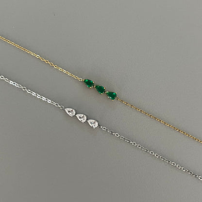 Pulsera gotas minimalista
