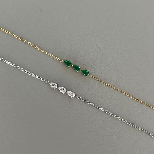 Pulsera gotas minimalista