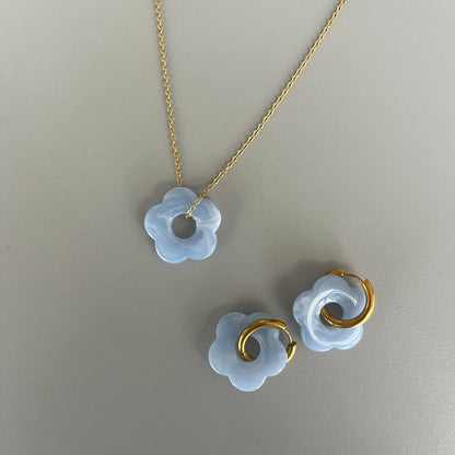 Set flores azules