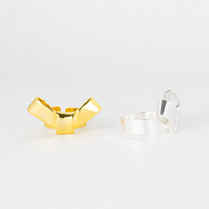 Anillo de moño liso