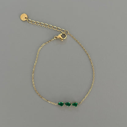 Pulsera gotas minimalista