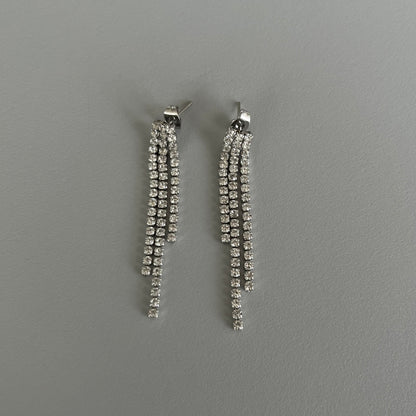 Aretes cascada triple