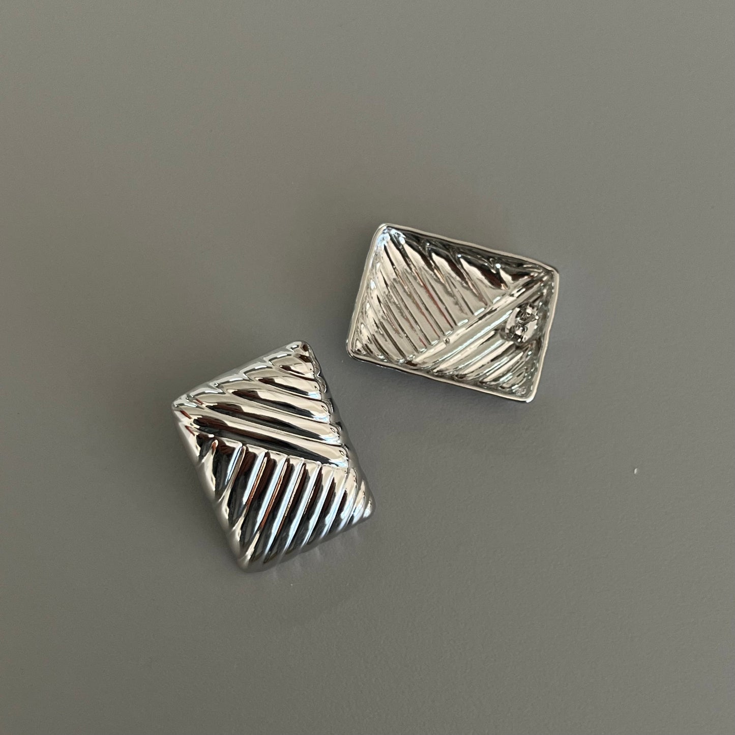 Aretes vintage rectangulares