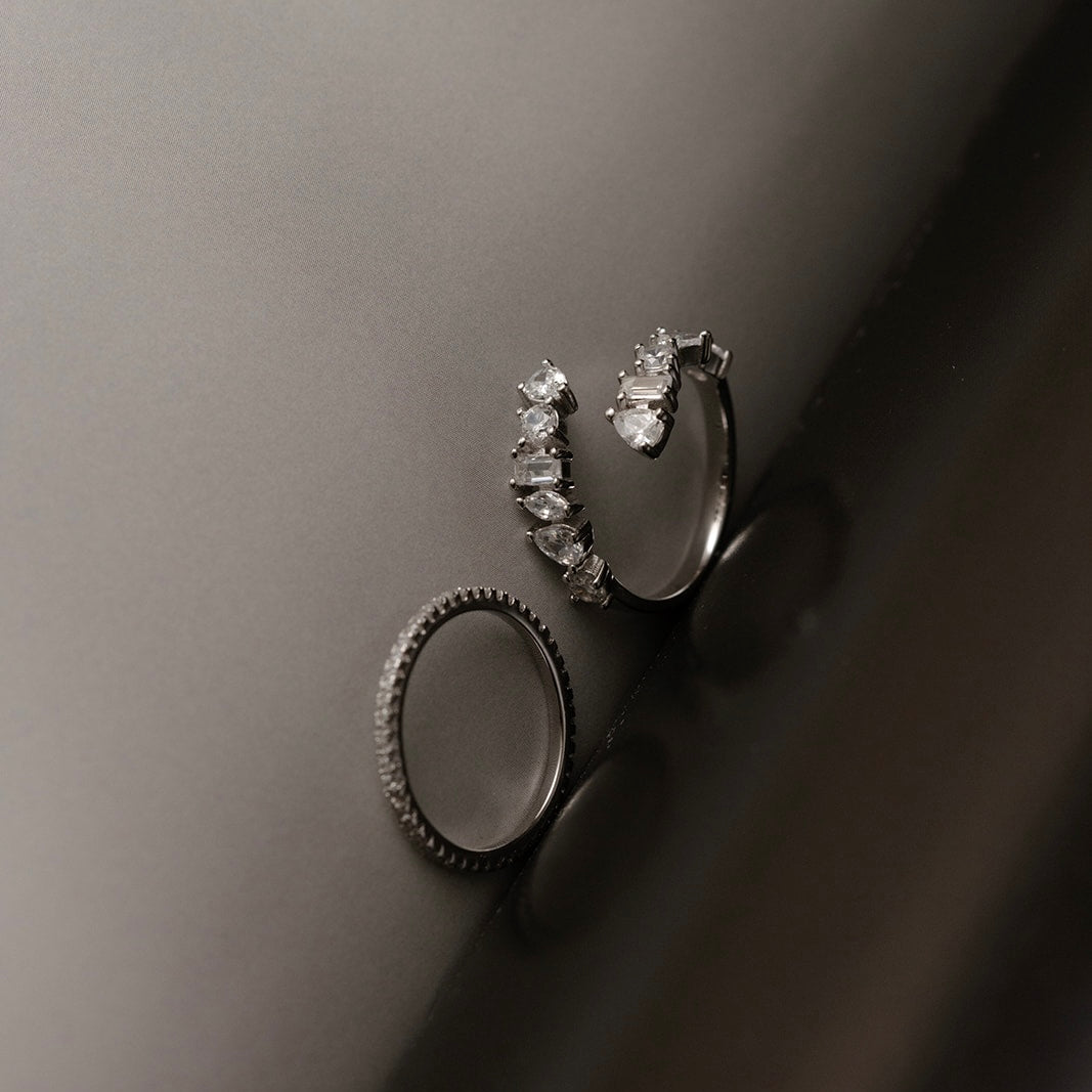 Anillo piedras irregulares