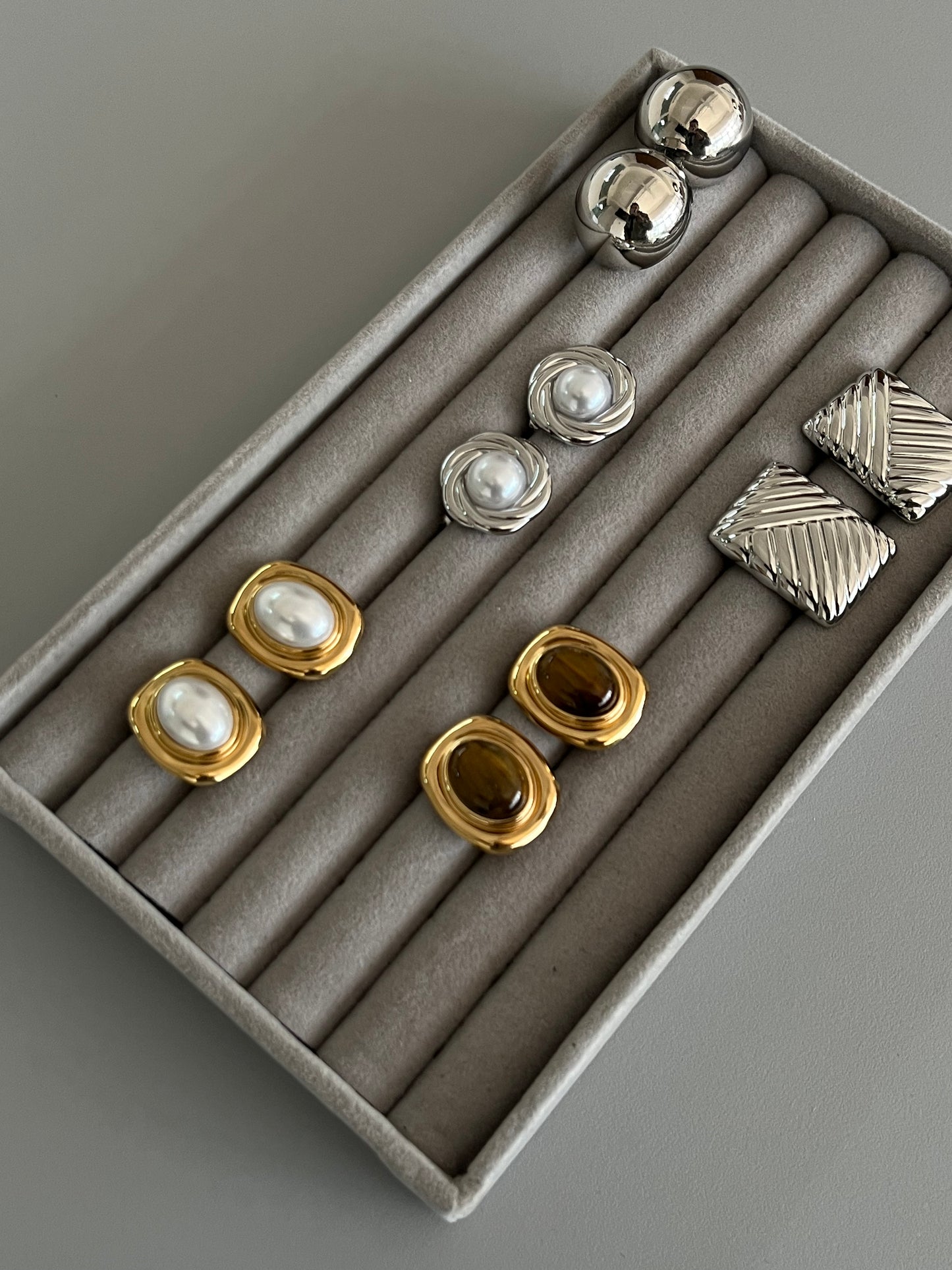 Aretes vintage ovalados