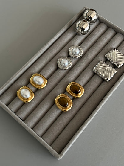 Aretes vintage ovalados