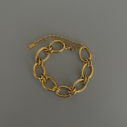Pulsera cadena oversized