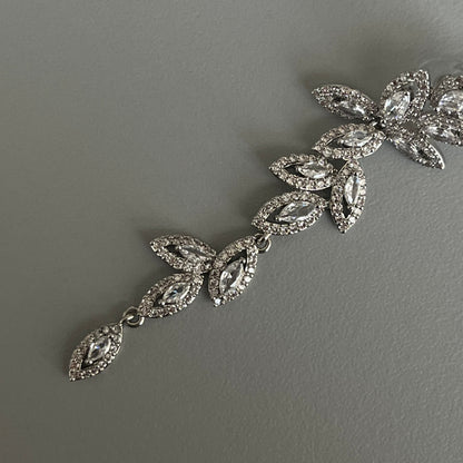 Aretes de hojas largos