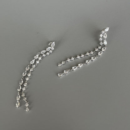Aretes cascada de gotas