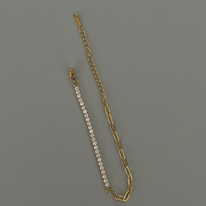 Pulsera mitad zirconias