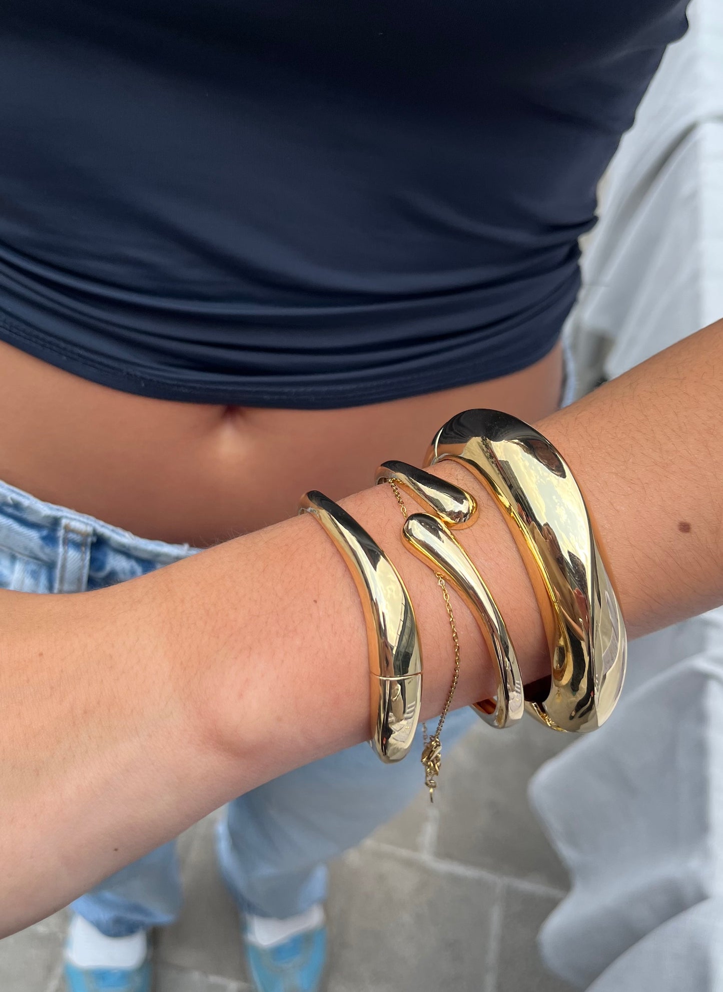 Set de brazaletes chunky