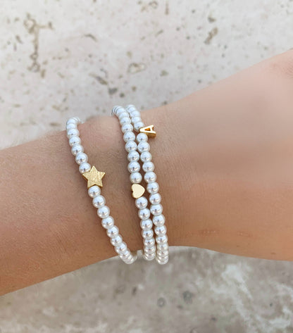 Pulseras de perlas