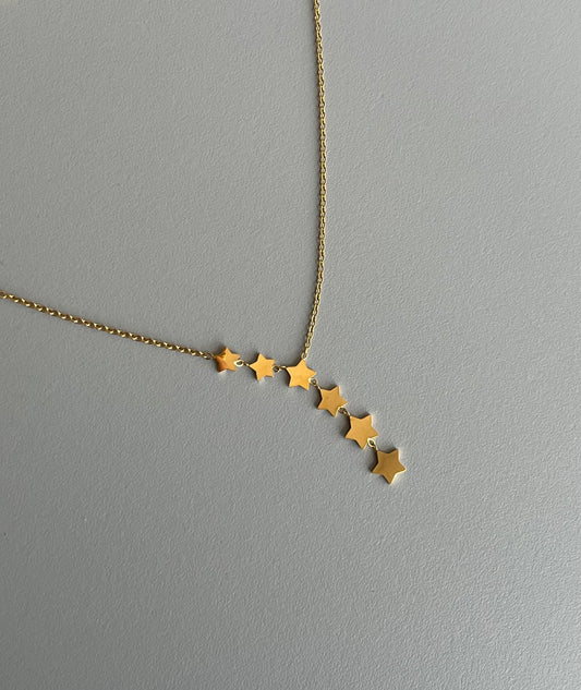 Collar estrellas cascada