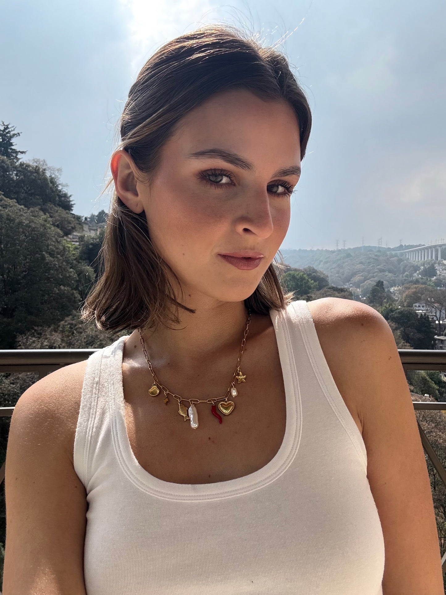 Collar dijes trendy