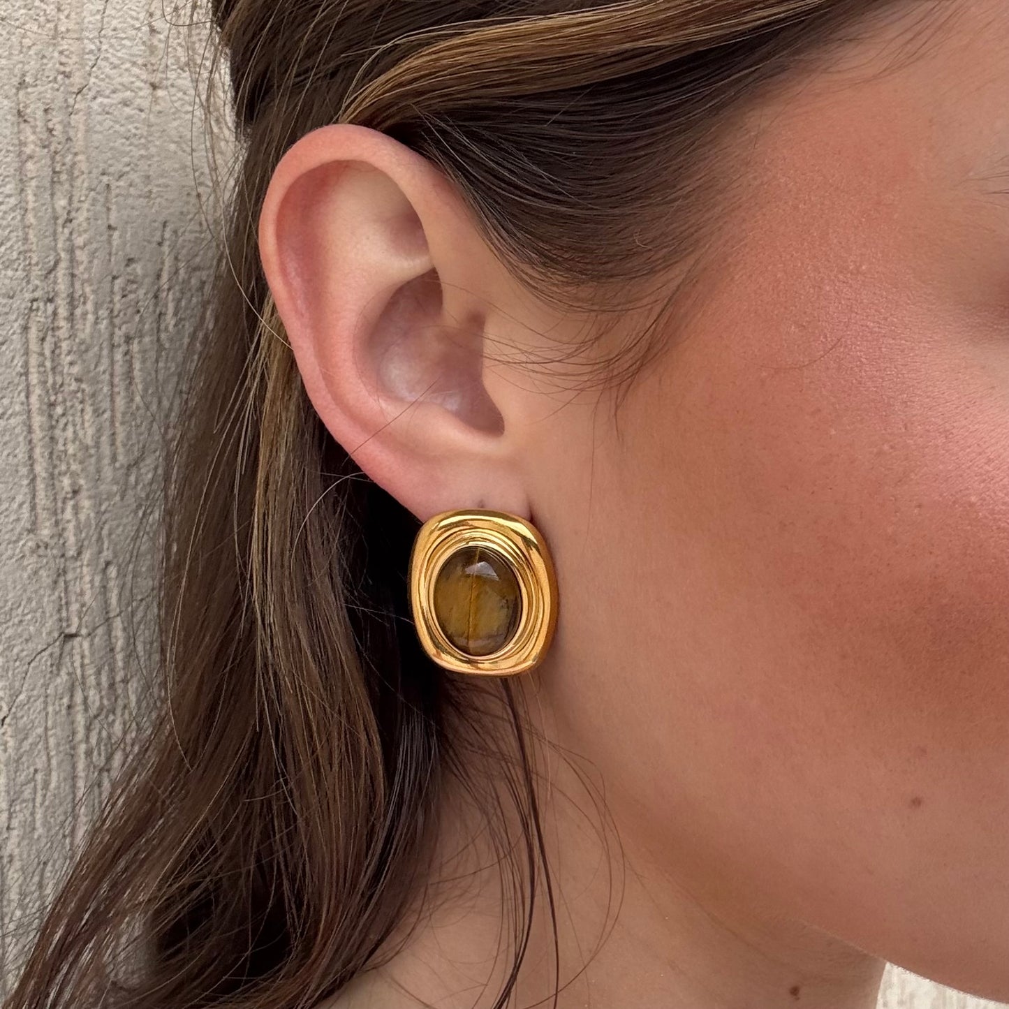 Aretes vintage ovalados