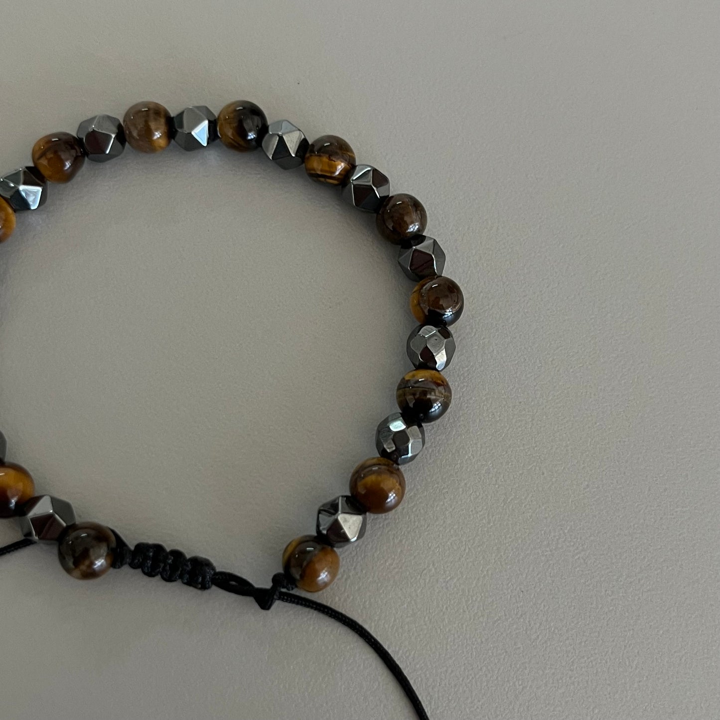 Pulsera tiger eyes ajustable