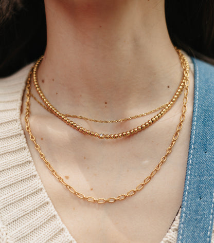 Collar perlas chicas