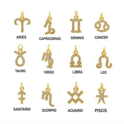 Collar cadena signo Zodiacal