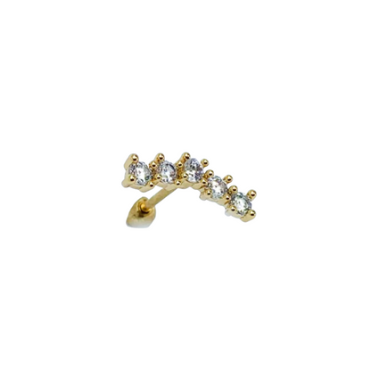 Piercing 5 diamantes
