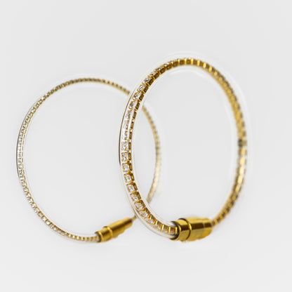 Brazalete con zirconias