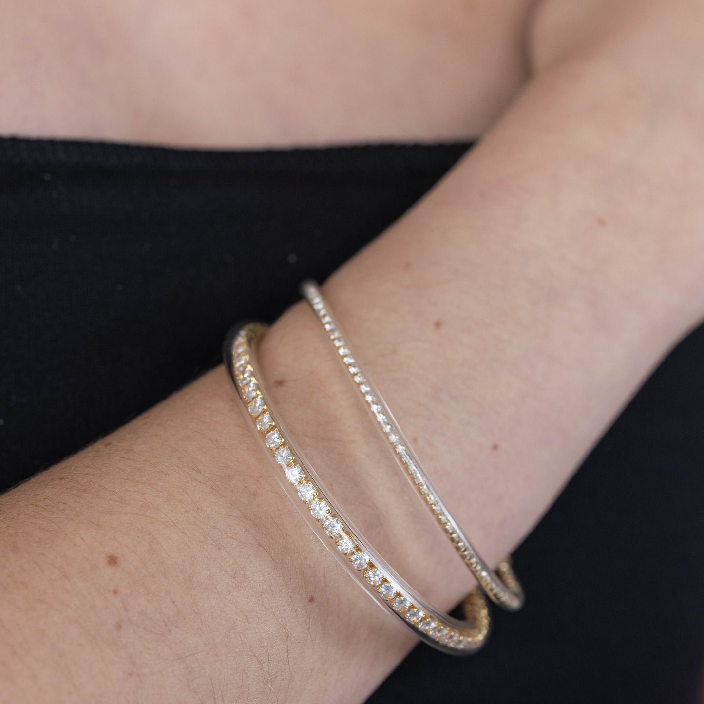 Brazalete con zirconias